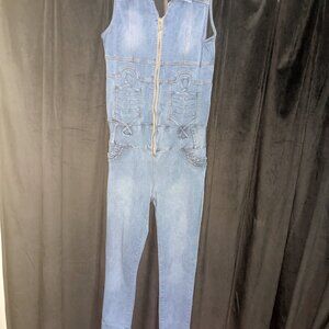 Mitzi Michel Colombian jean jumpsuit